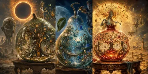 Surreal Dream Fruit Realms Collections generated by chatgpt-image