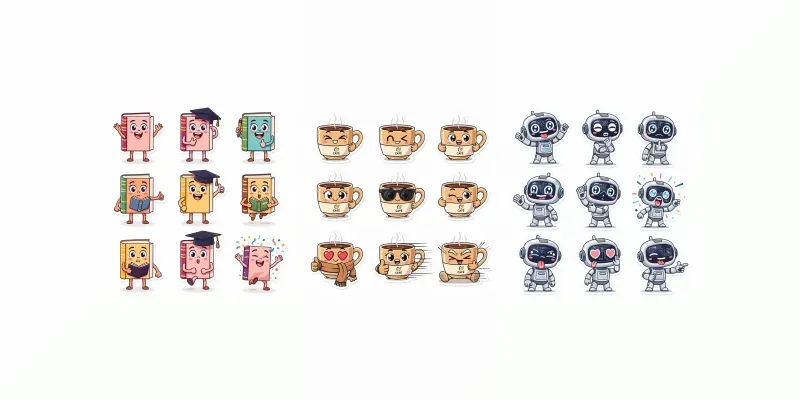 Brand Mascot Sticker Packs generated by undefined