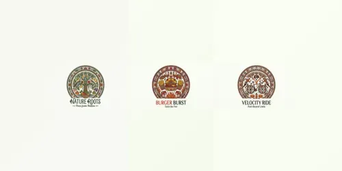 Madhubani Art Logos generated by gemini-image