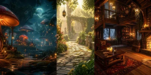 Worlds Of Cozy Fantasy generated by chatgpt-image