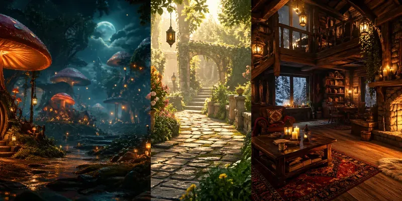 Worlds Of Cozy Fantasy generated by undefined