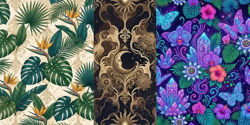 Seamless Textile Pattern Generator generated by undefined