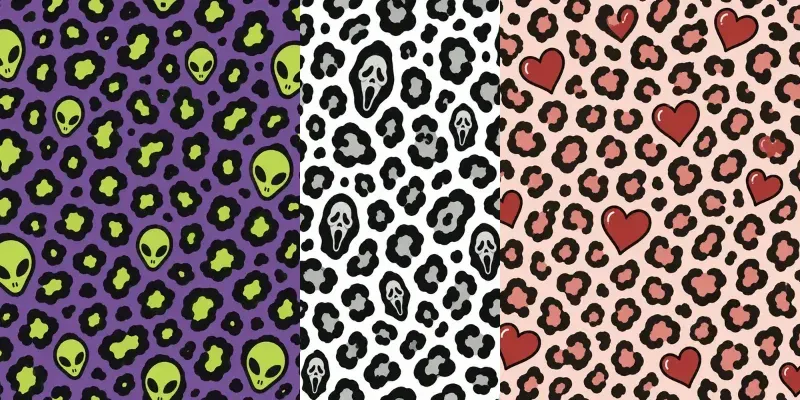 Subversive Comic Animal Patterns generated by undefined