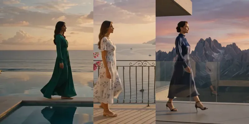 Golden Hour Sunset Elegance Videos generated by undefined