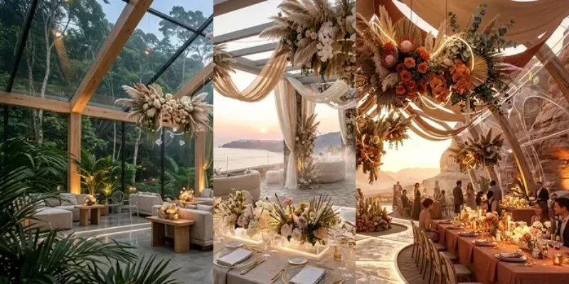 Boho Tech Event Venue Visuals generated by undefined