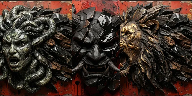 Tactical Relief 3D Impasto Sculptors generated by undefined