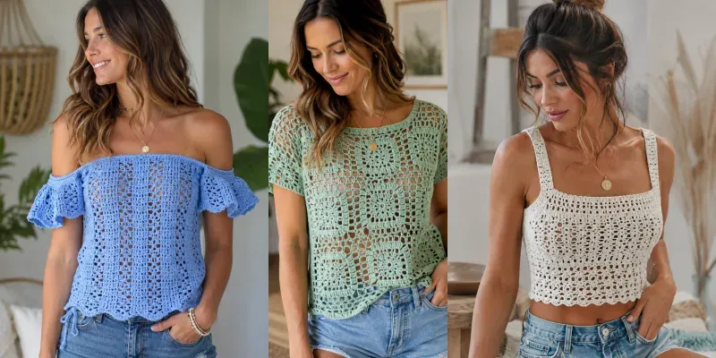 Summer Crochet Top Pattern Designs generated by undefined
