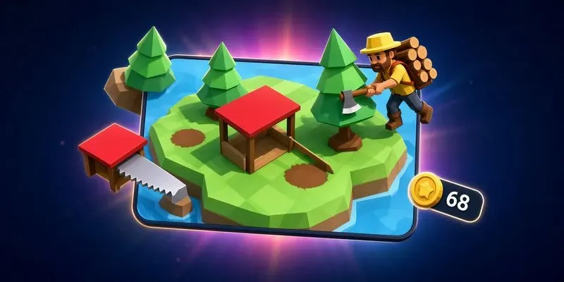3D Island Empire Mansion Tycoon Game