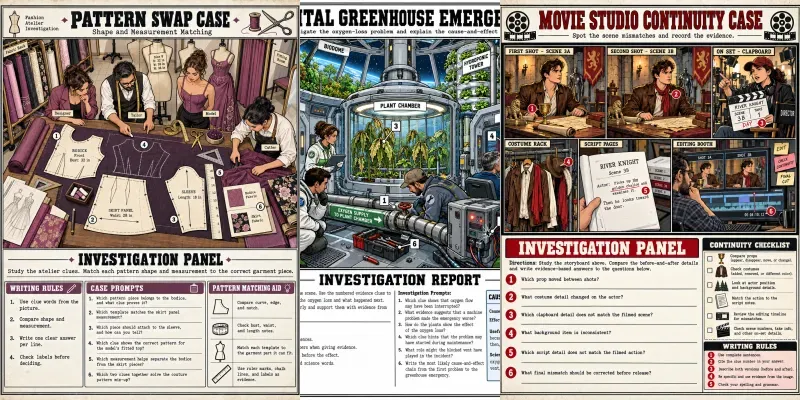 Mystery Investigation Worksheets