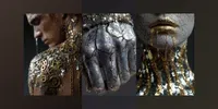 Surreal Flash Editorial Portraits midjourney prompt mini thumbnail