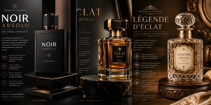 Luxury Perfume Ad Creators generated by undefined
