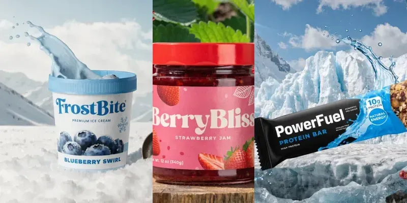 Premium Food Packaging In Nature Bgs generated by undefined