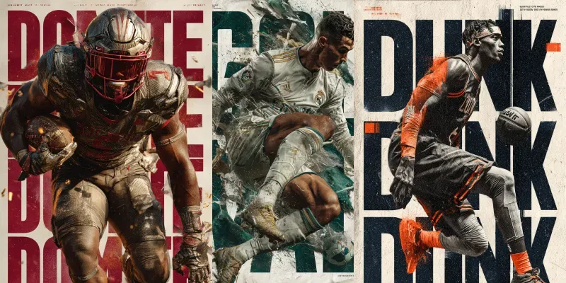 Sports Icon Poster Generator generated by undefined