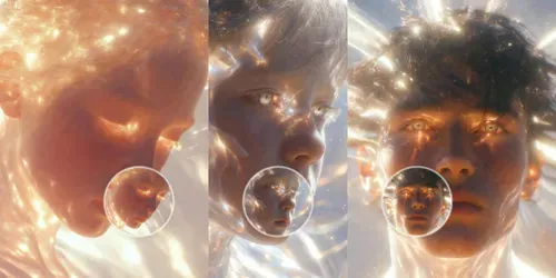 Ethereal Light Being Animation Systems generated by grok-video