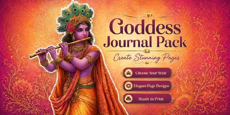 Hindu Goddess Blessing Junk Journals generated by undefined