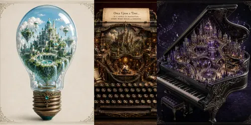 Miniature Worlds Inside Objects generated by chatgpt-image