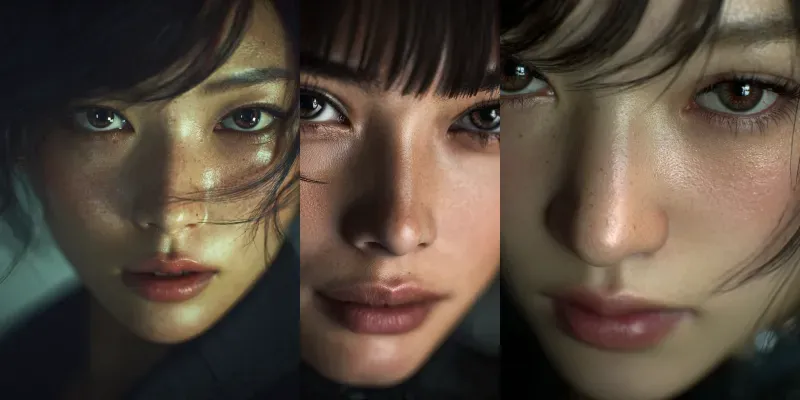 Ultra Realistic Asian Girl Portraits generated by undefined