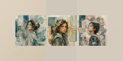 Dreamlike Portrait Wall Art generated by chatgpt-image