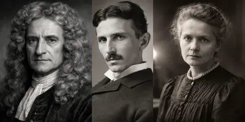 Timeless Scientist Portrait Series generated by chatgpt-image