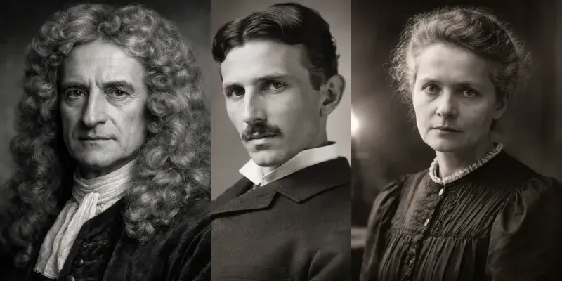 Timeless Scientist Portrait Series generated by undefined