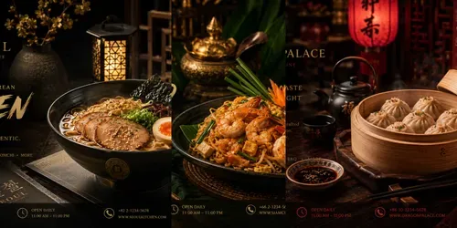 Luxury Asian Restaurant Banner Prompts generated by chatgpt-image