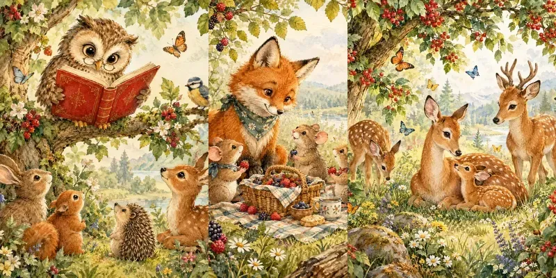 Whimsical Woodland Storybooks