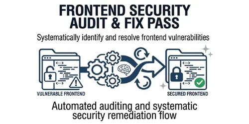 Frontend Security Audit Fix Pass generated by claude-skill