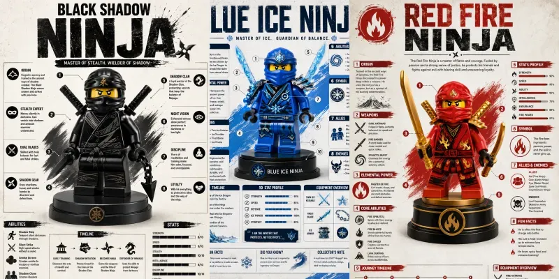 Lego Ninja Infographic Generator generated by undefined