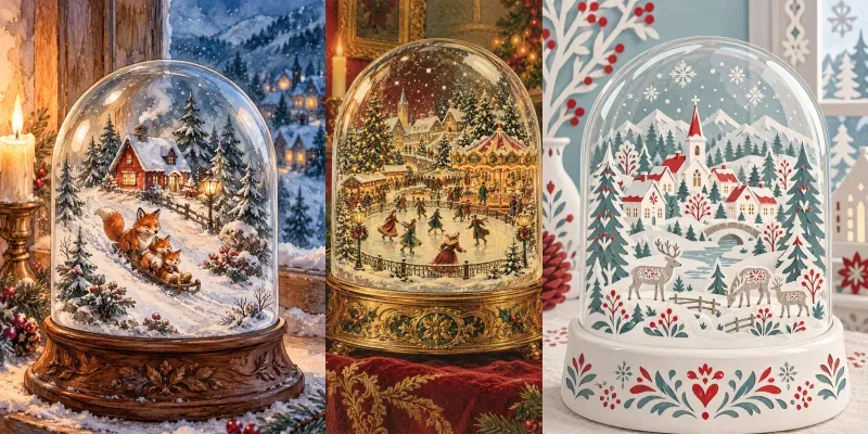 Pocket Winter Wonderland Keepsake Art
