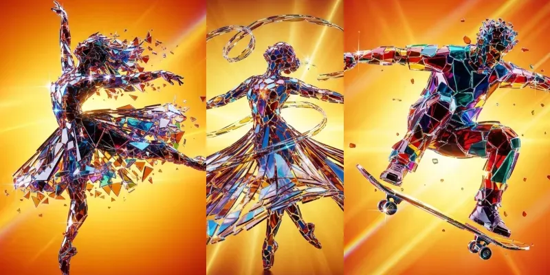 Shattered Glass Figures generated by undefined