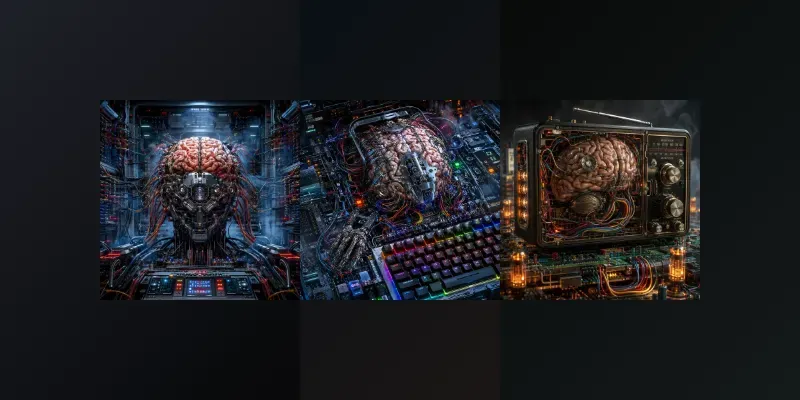 Biomechanical Brain Displays Series generated by undefined