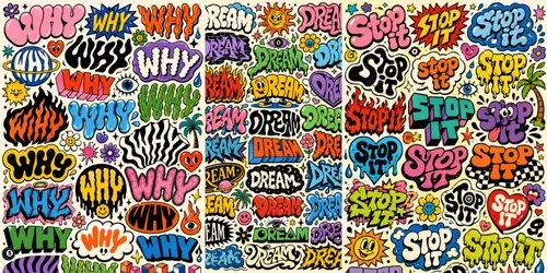 Experimental Typography Archive Posters generated by chatgpt-image