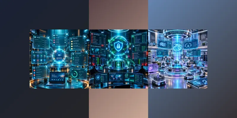 Network Futuristic Digital Connections