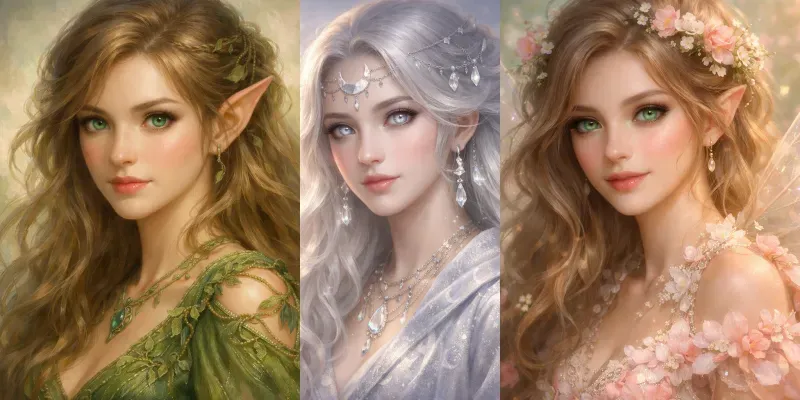 Soft Dreamy Painterly Portrait Packs generated by undefined