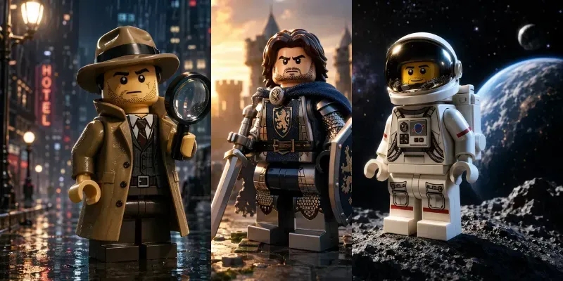 Lego Cinematic Characters generated by undefined