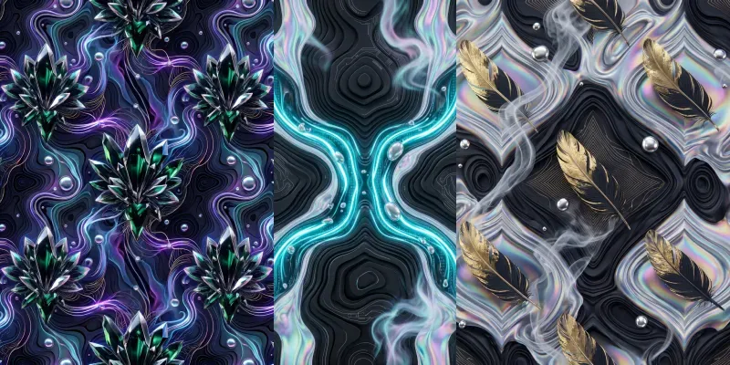 Artistic Seamless Pattern Designs generated by undefined