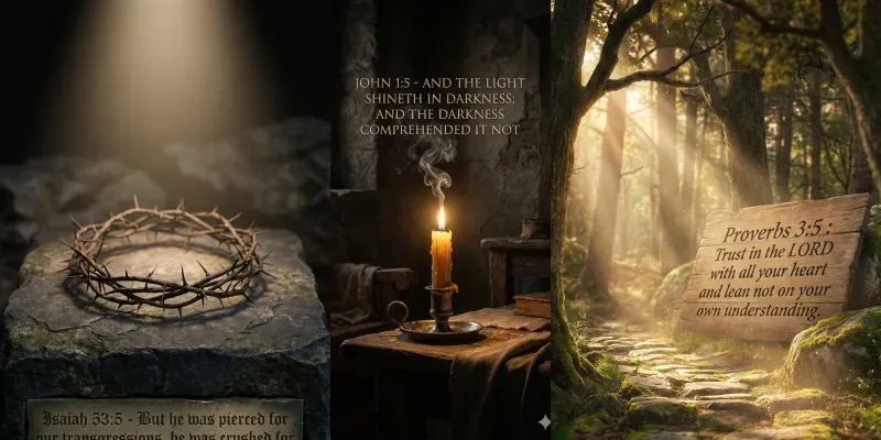 Cinematic Bible Verse Scenes generated by undefined