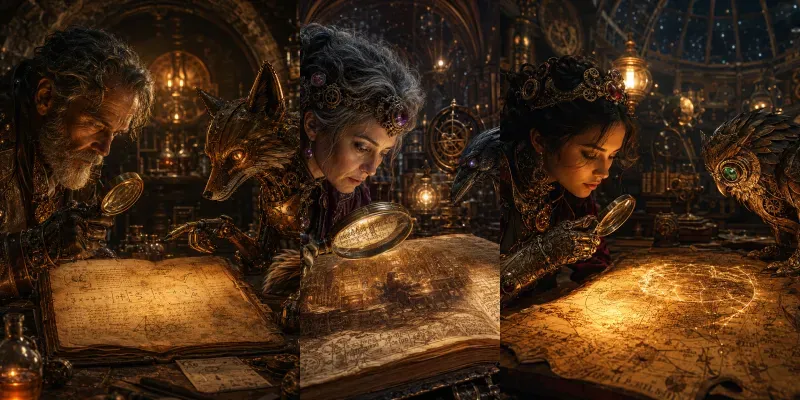 Secret Keepers Hidden Library Scholars generated by undefined