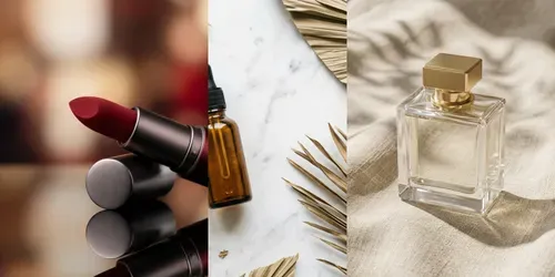 Minimalist Cosmetic Mockups generated by gemini-image