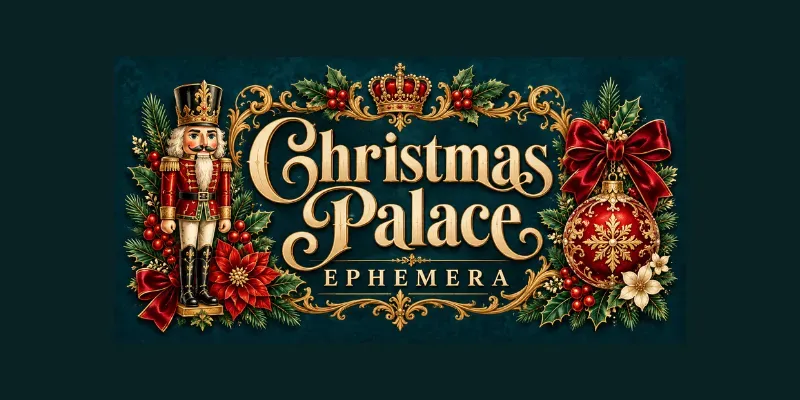 Christmas Palace Ephemera Sheets