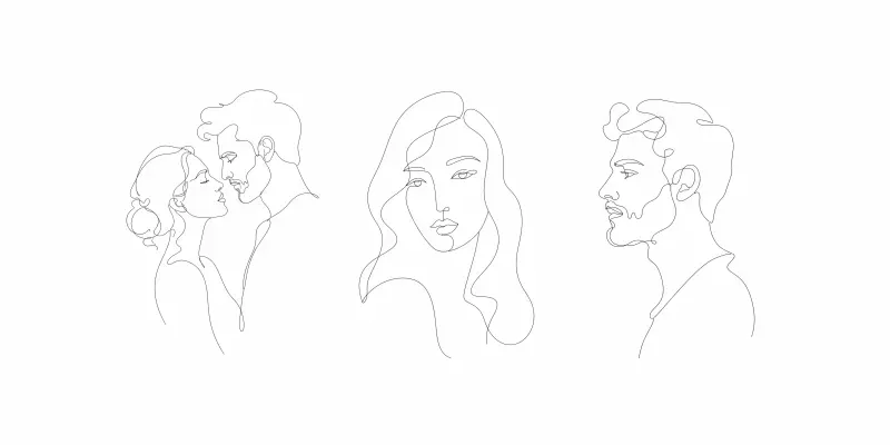 Minimalist Line Art Portrait Generator generated by undefined