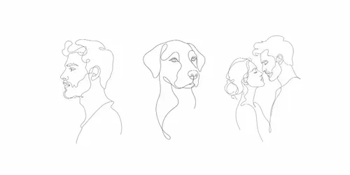 Minimalist Line Art Portrait Generator generated by chatgpt-image