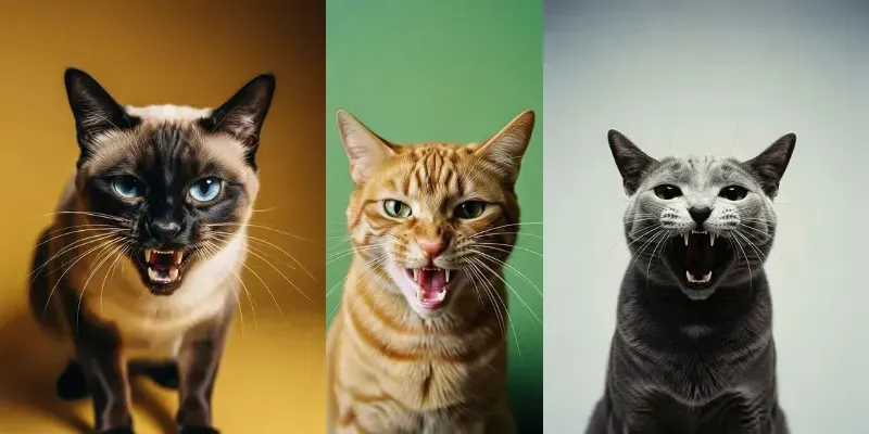 Feline Fury Horror Cats generated by undefined