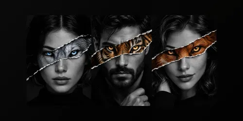 Surreal Animal Eyes Portraits generated by chatgpt-image
