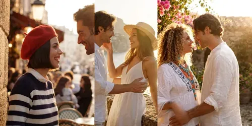 Cinematic Couple Romance Videos generated by veo