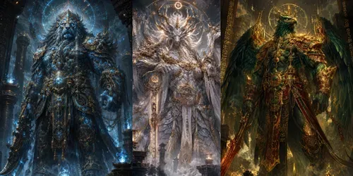 Ancient Demigod Beasts generated by chatgpt-image