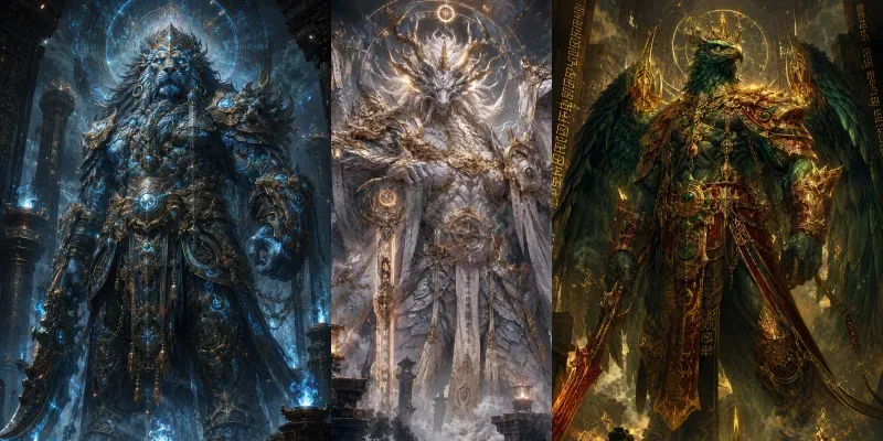 Ancient Demigod Beasts generated by undefined