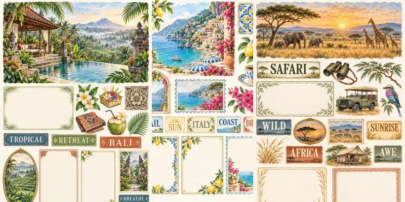 Dream Destinations Vision Boards