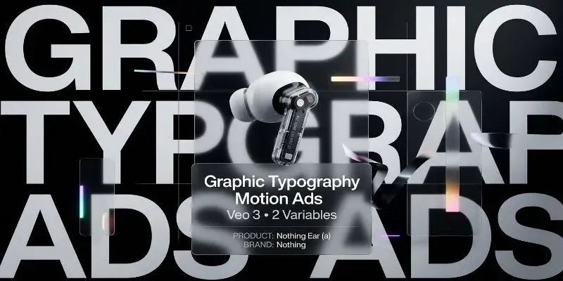 Graphic Typography Motion Ads generated by undefined