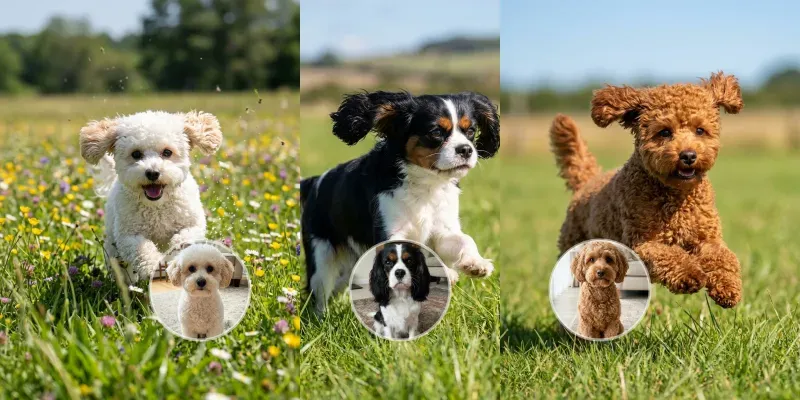 Outdoor Action Pet Portraits generated by undefined